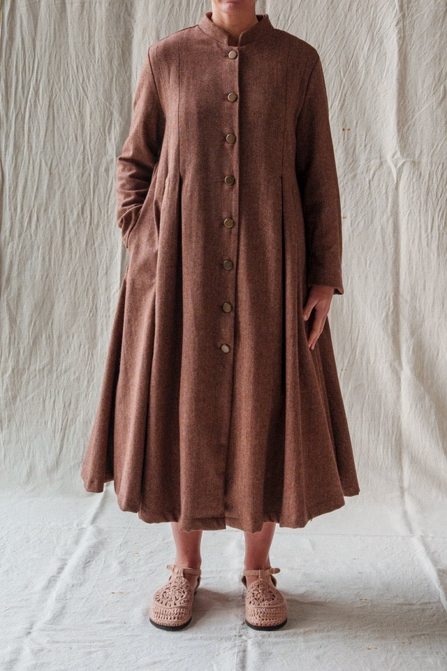 Les Ours Mae Coat Chevron PRE-ORDER