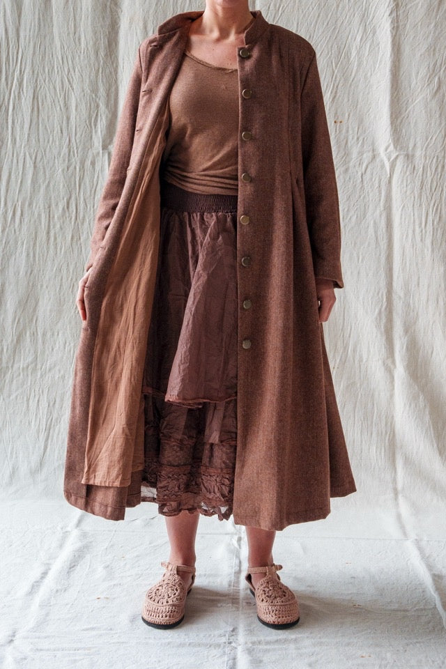Les Ours Mae Coat Chevron PRE-ORDER