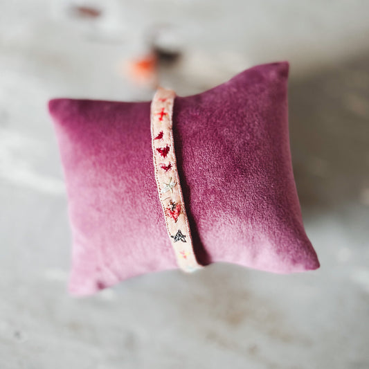 Antomoon Embroidered Silk Bracelet No.20