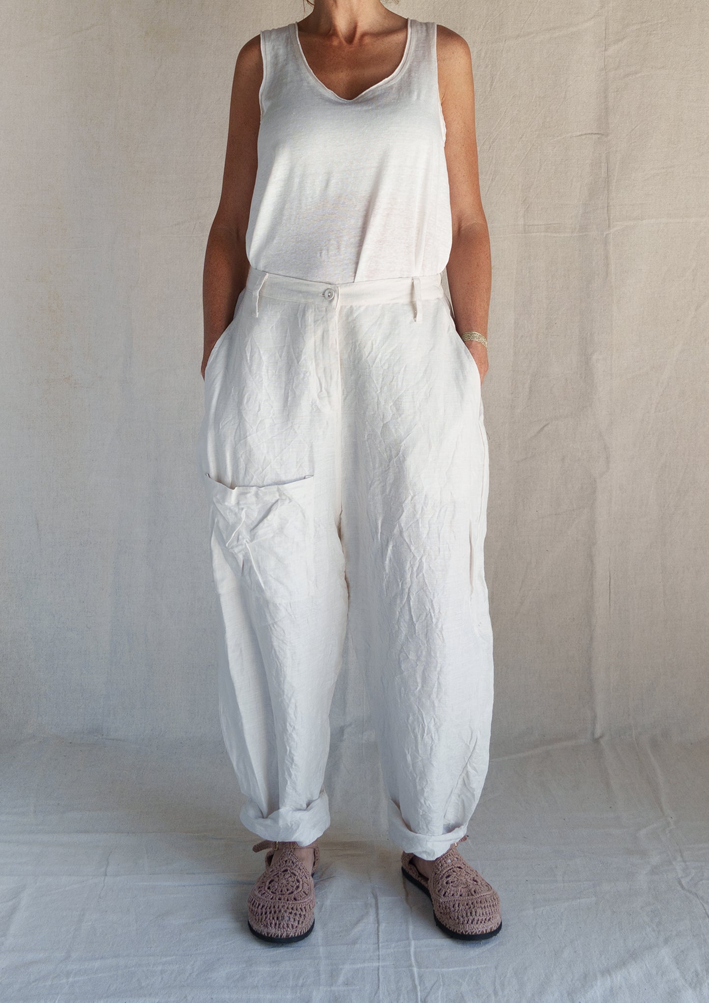 Les Ours Gaston Trousers Ecru