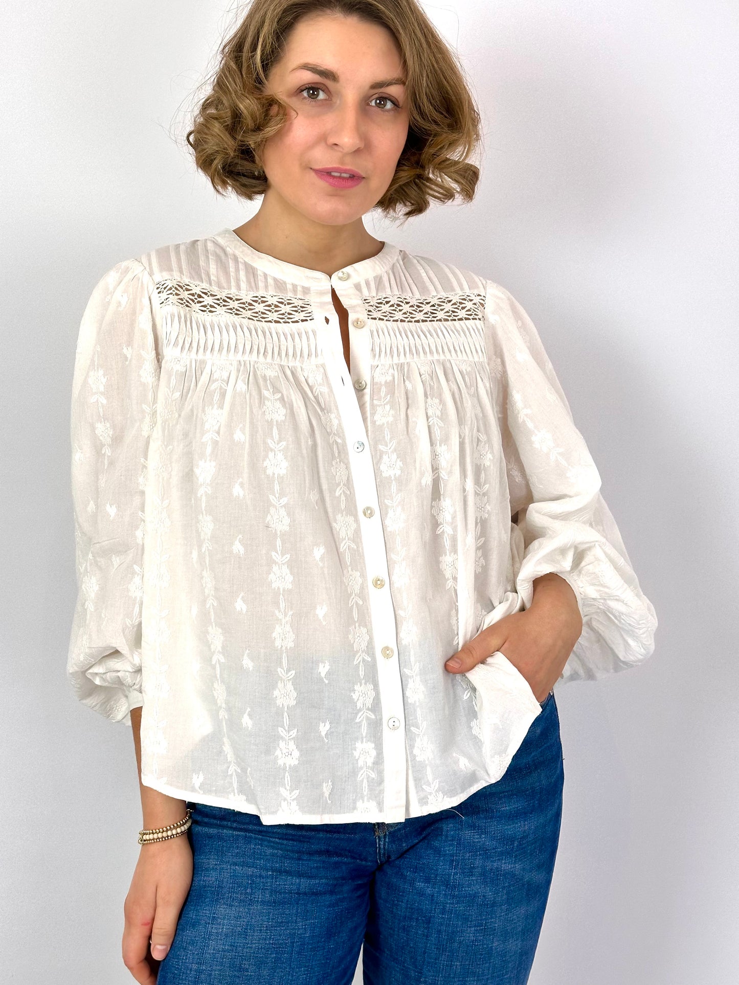 LM Jally Blouse Off-White