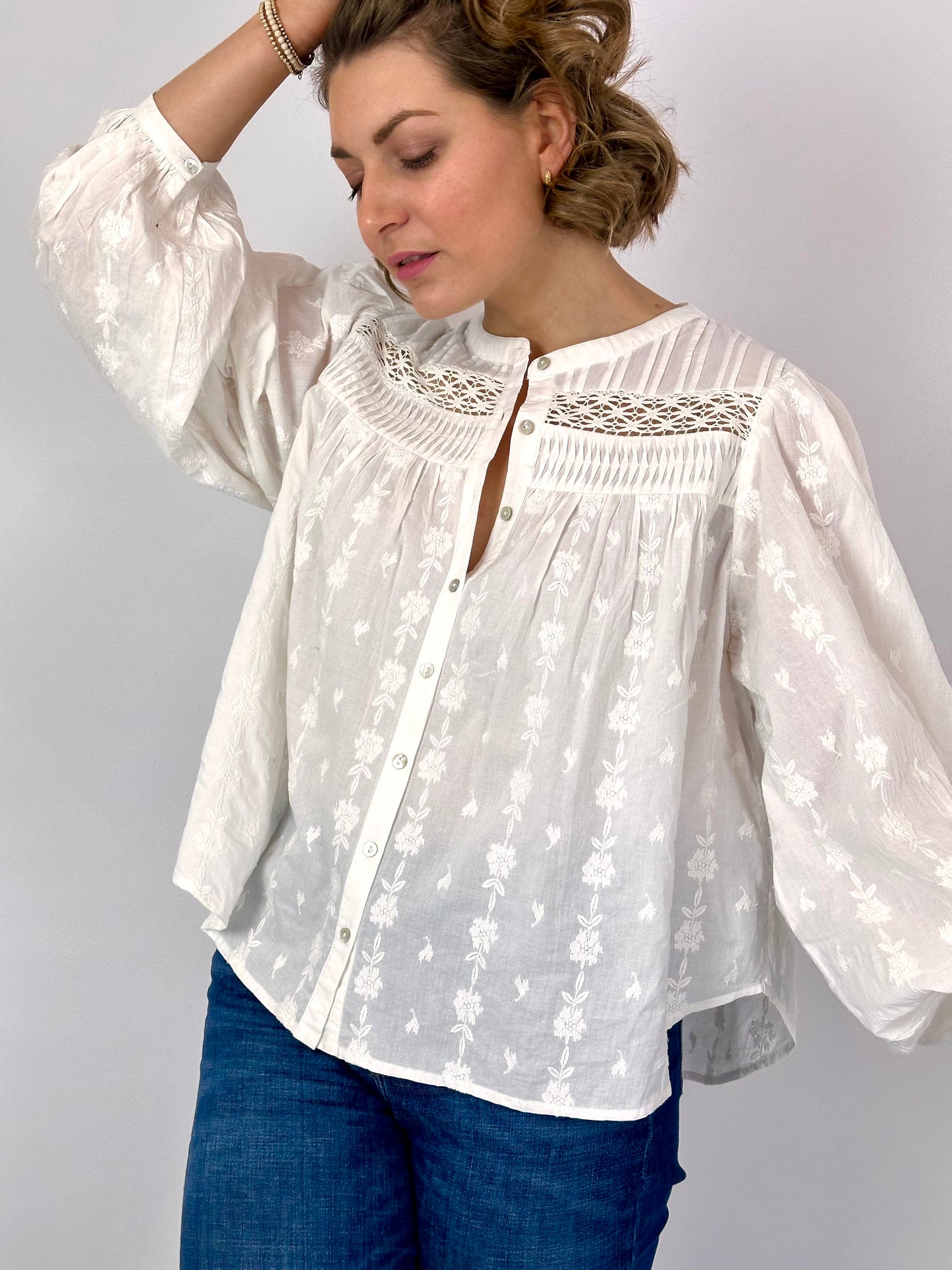 LM Jally Blouse Off-White
