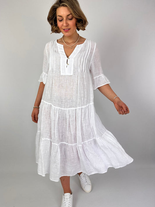 Zyga Brindille Dress White
