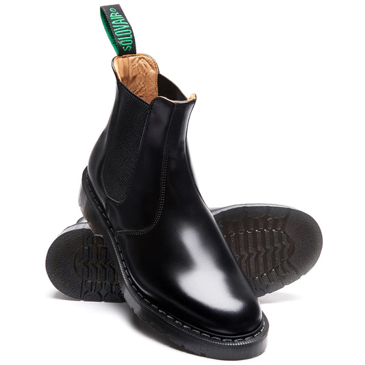 Solovair Dealer Boots Black