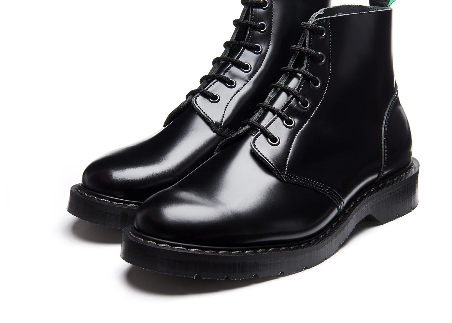 Solovair Derby Boots Black