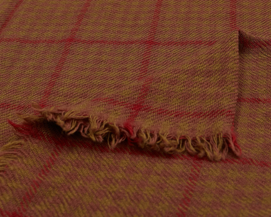 Lovat & Green Sorolla Scarf Red