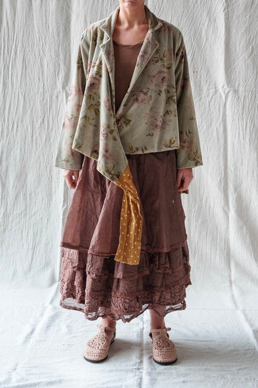 Les Ours Vavea Jacket Sage Flowers PRE-ORDER