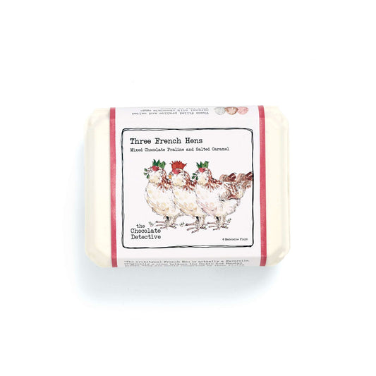 The Chocolate Detective Three French Hens Eggs