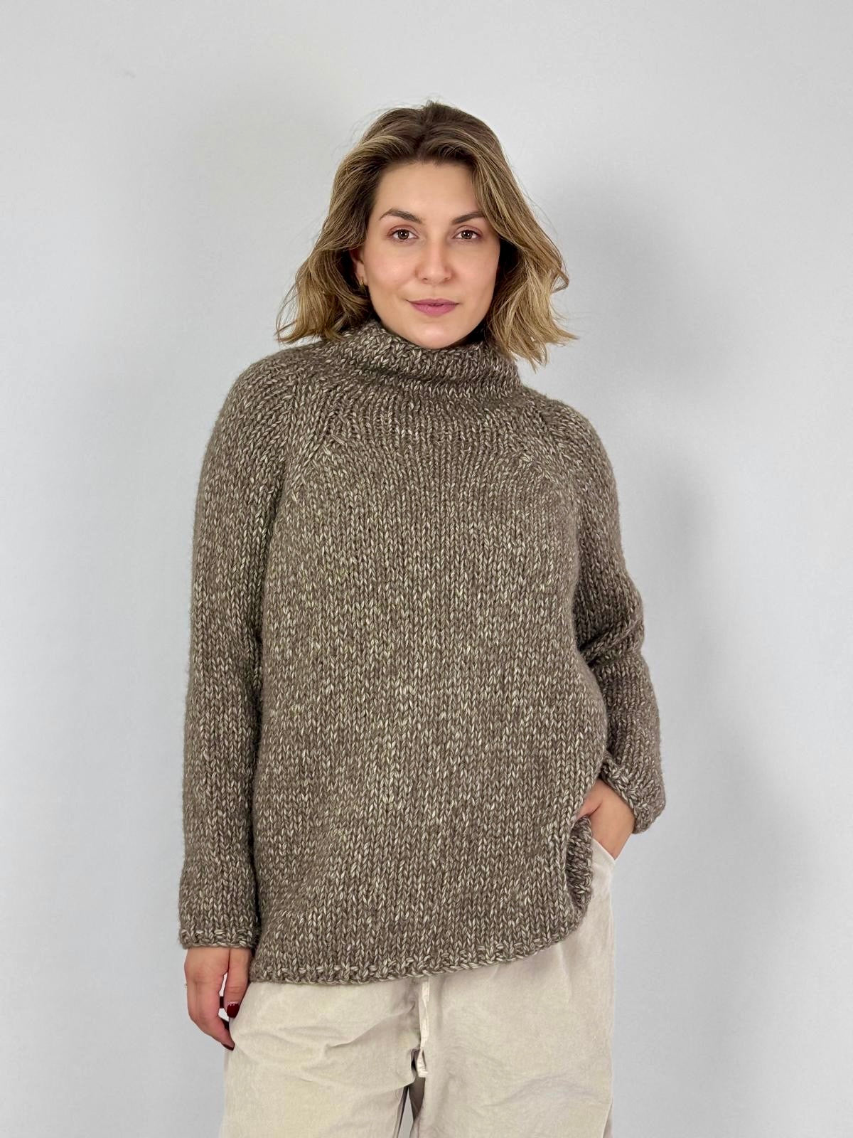 Album di Famiglia 1946 Dolcevita Jumper Pepper