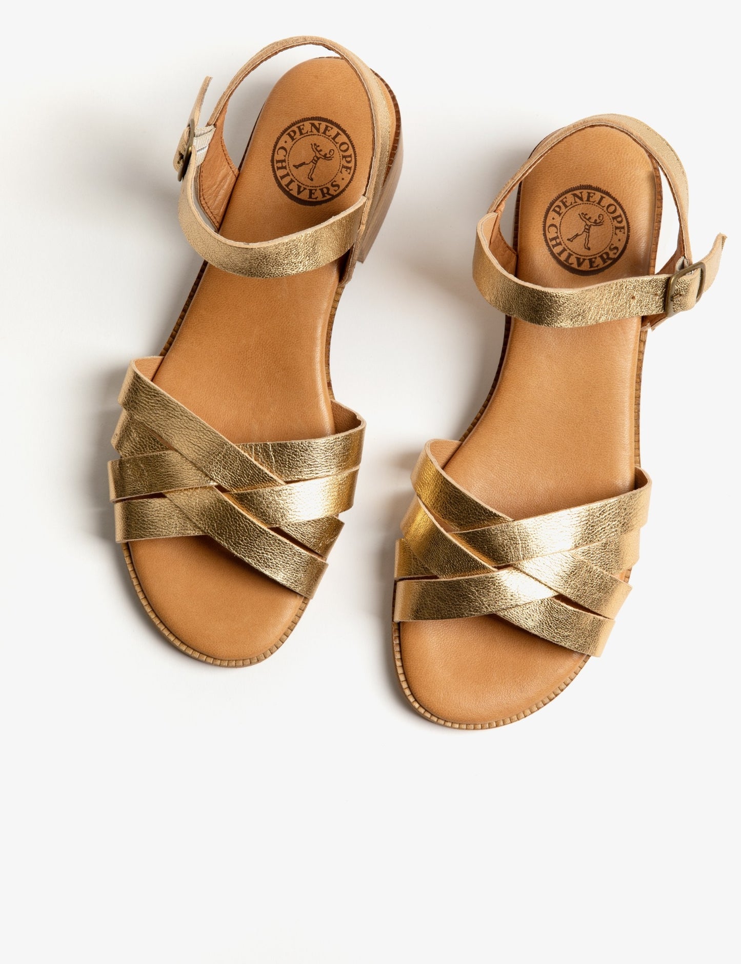PC Shepherdess Sandals Gold