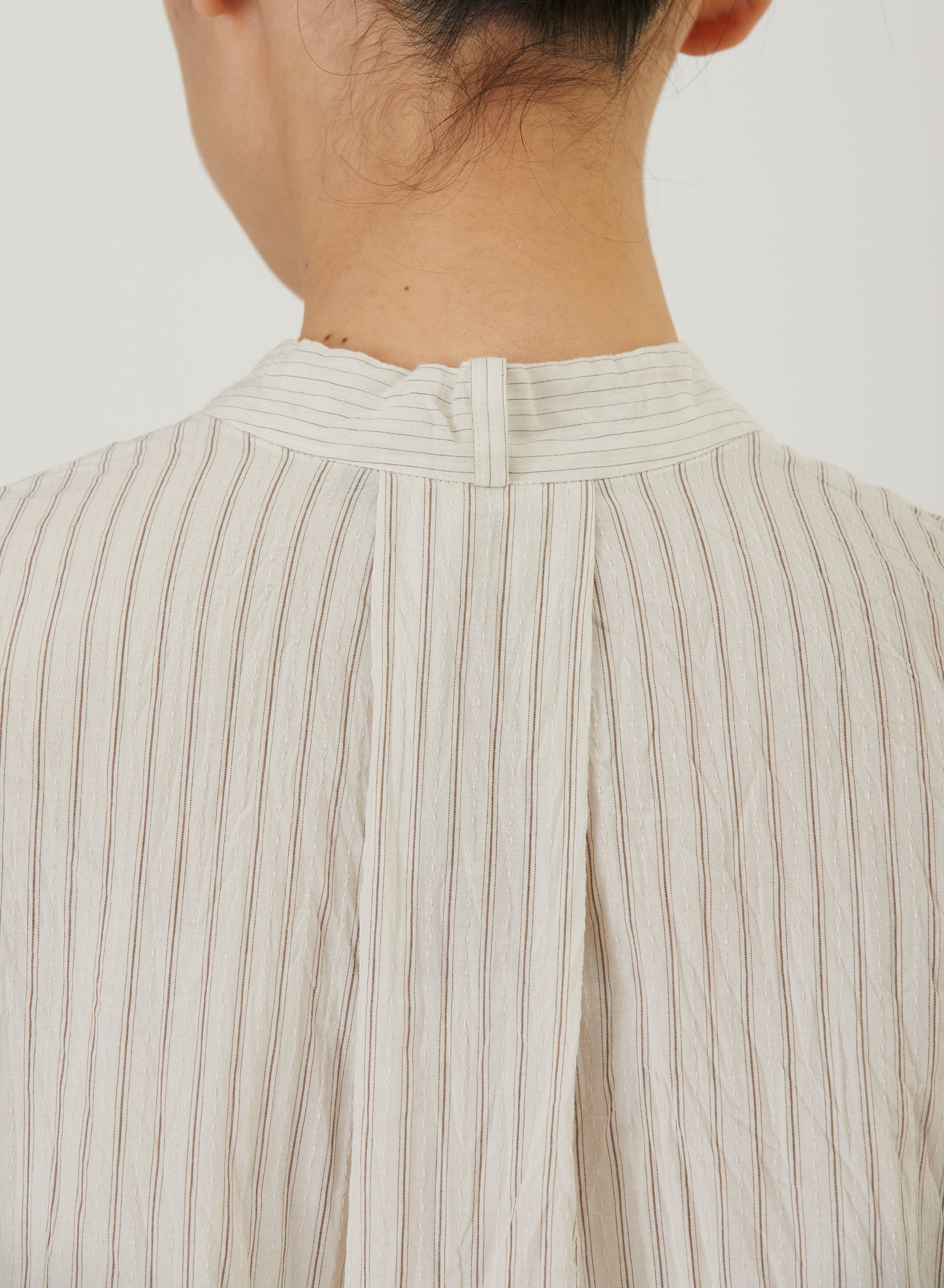 Pas De Calais 6856 Stripe Bow Blouse Ivory
