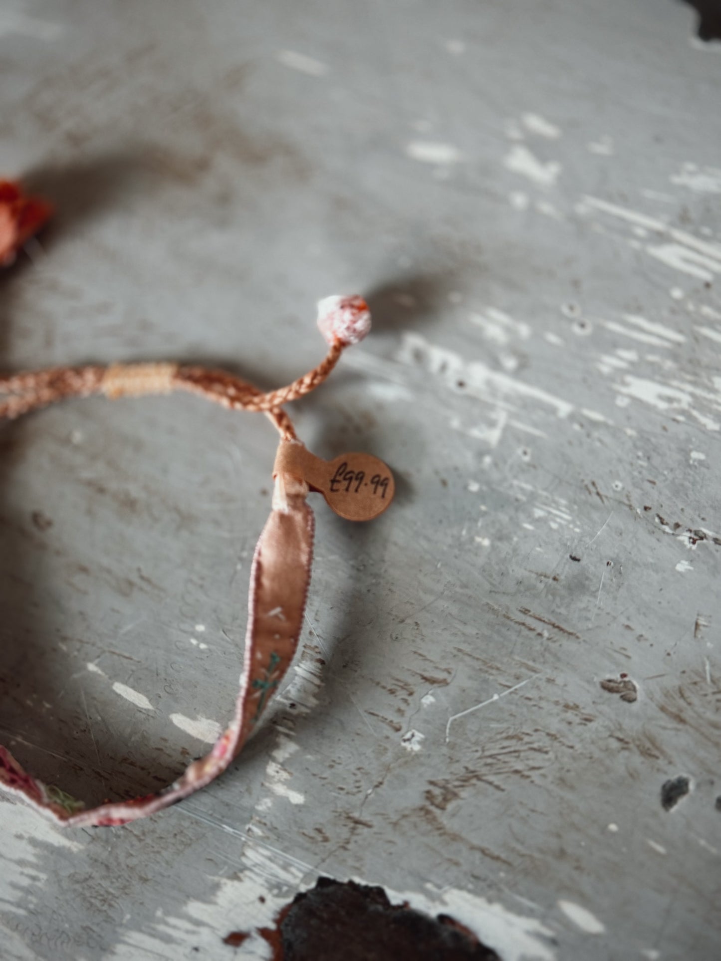 Antomoon Embroidered Silk Bracelet No.20