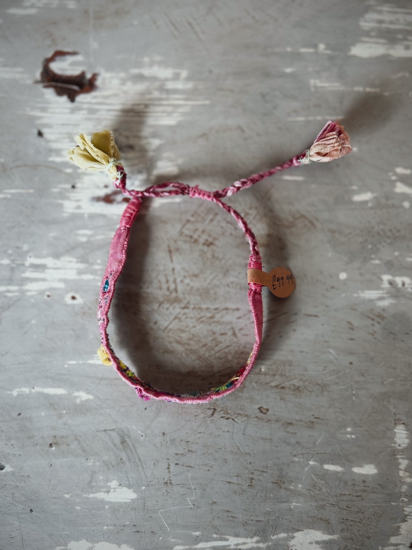Antomoon Embroidered Silk Bracelet No.11