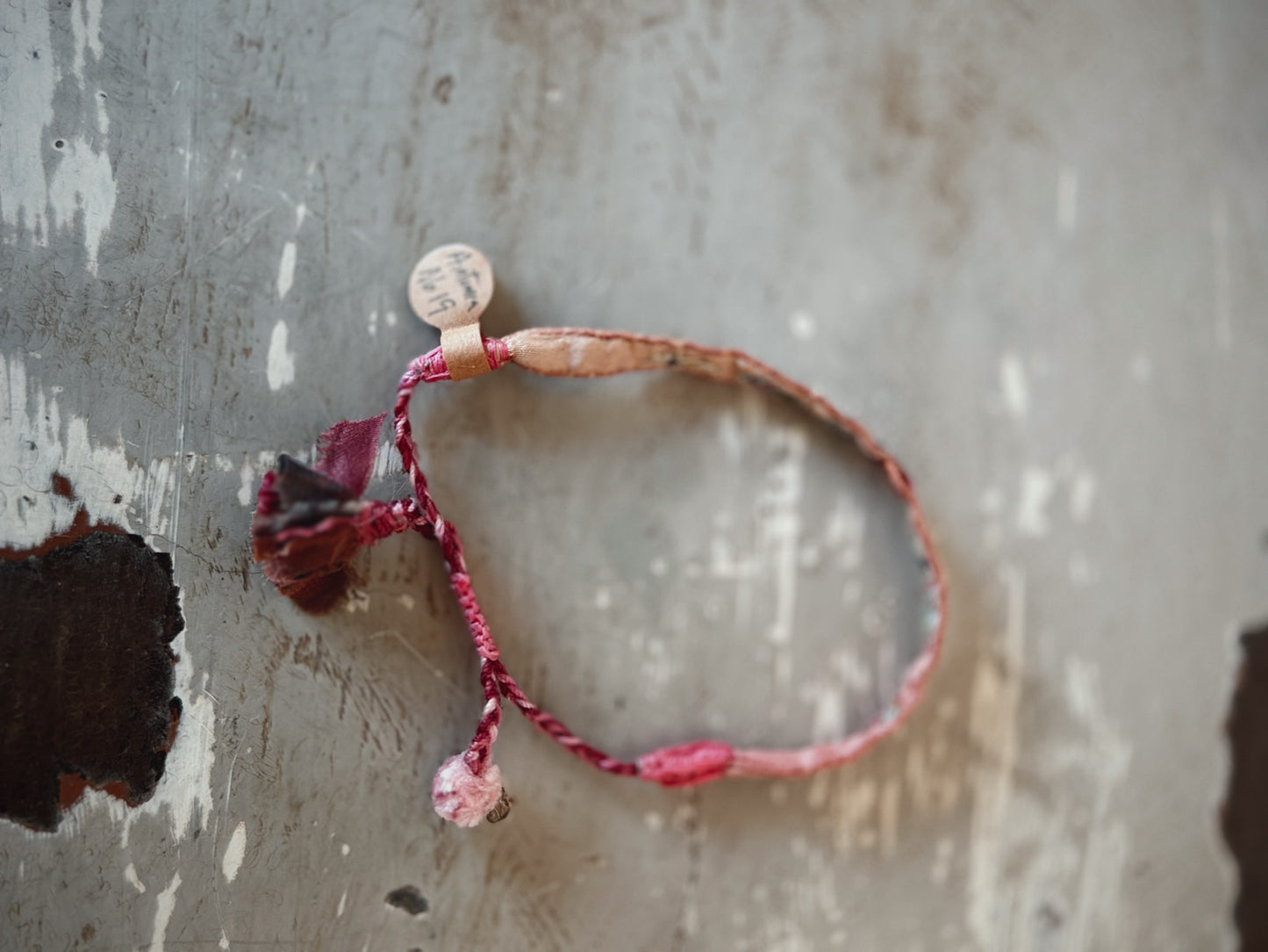 Antomoon Embroidered Silk Bracelet No.19