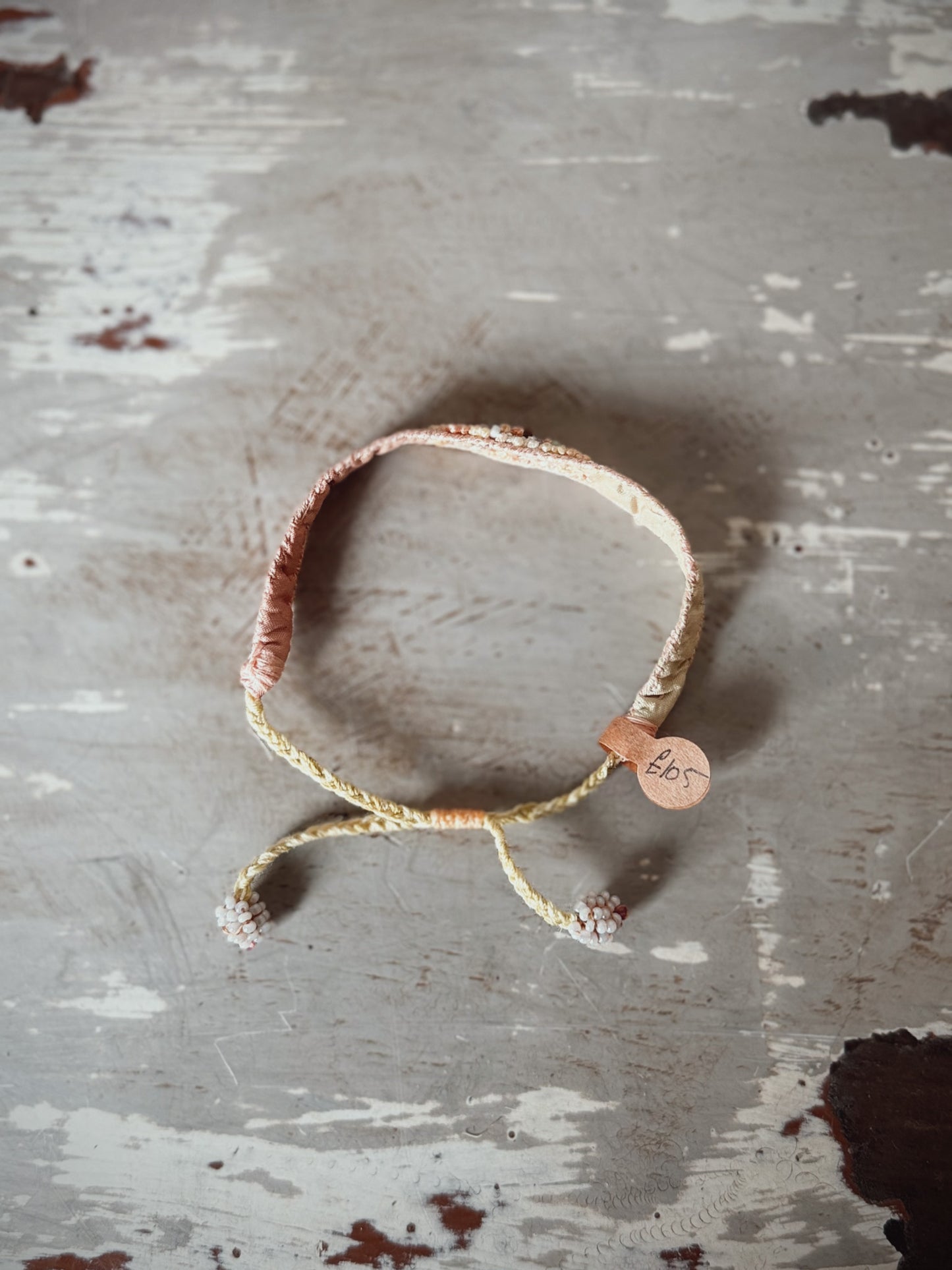 Antomoon Embroidered Silk Bracelet No.24