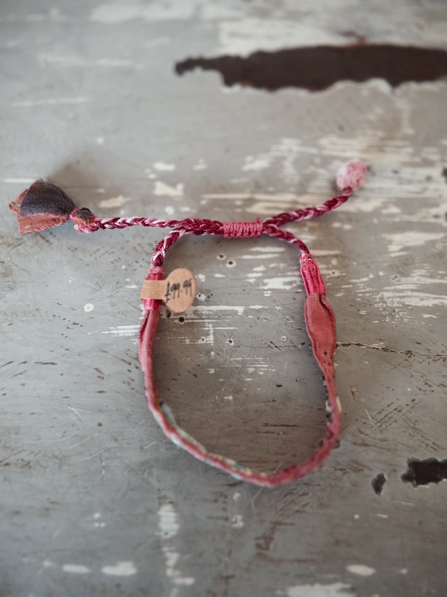 Antomoon Embroidered Silk Bracelet No.9