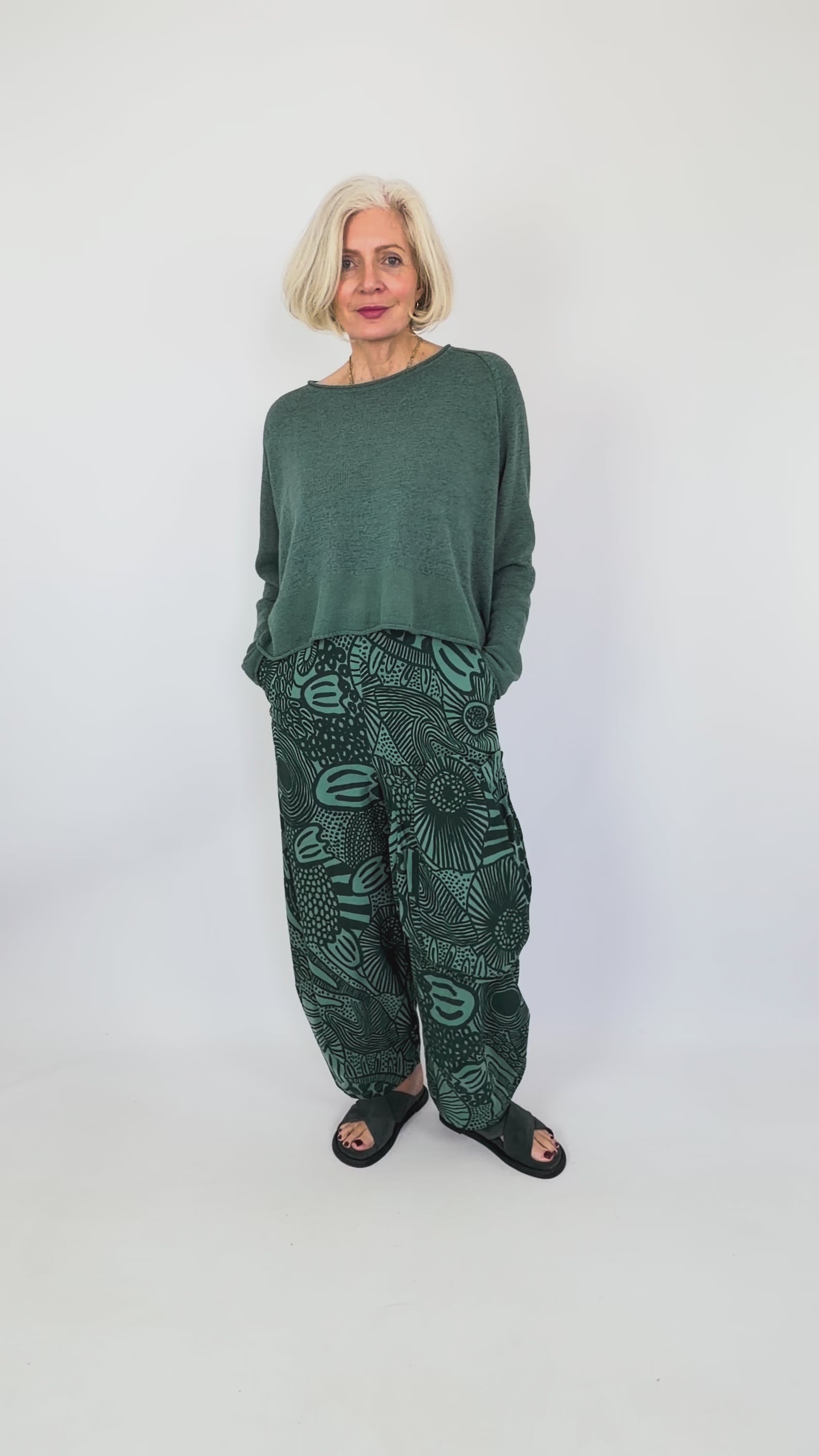 Rundholz Black Label 0114 Trousers Tree Print – Cordelia James