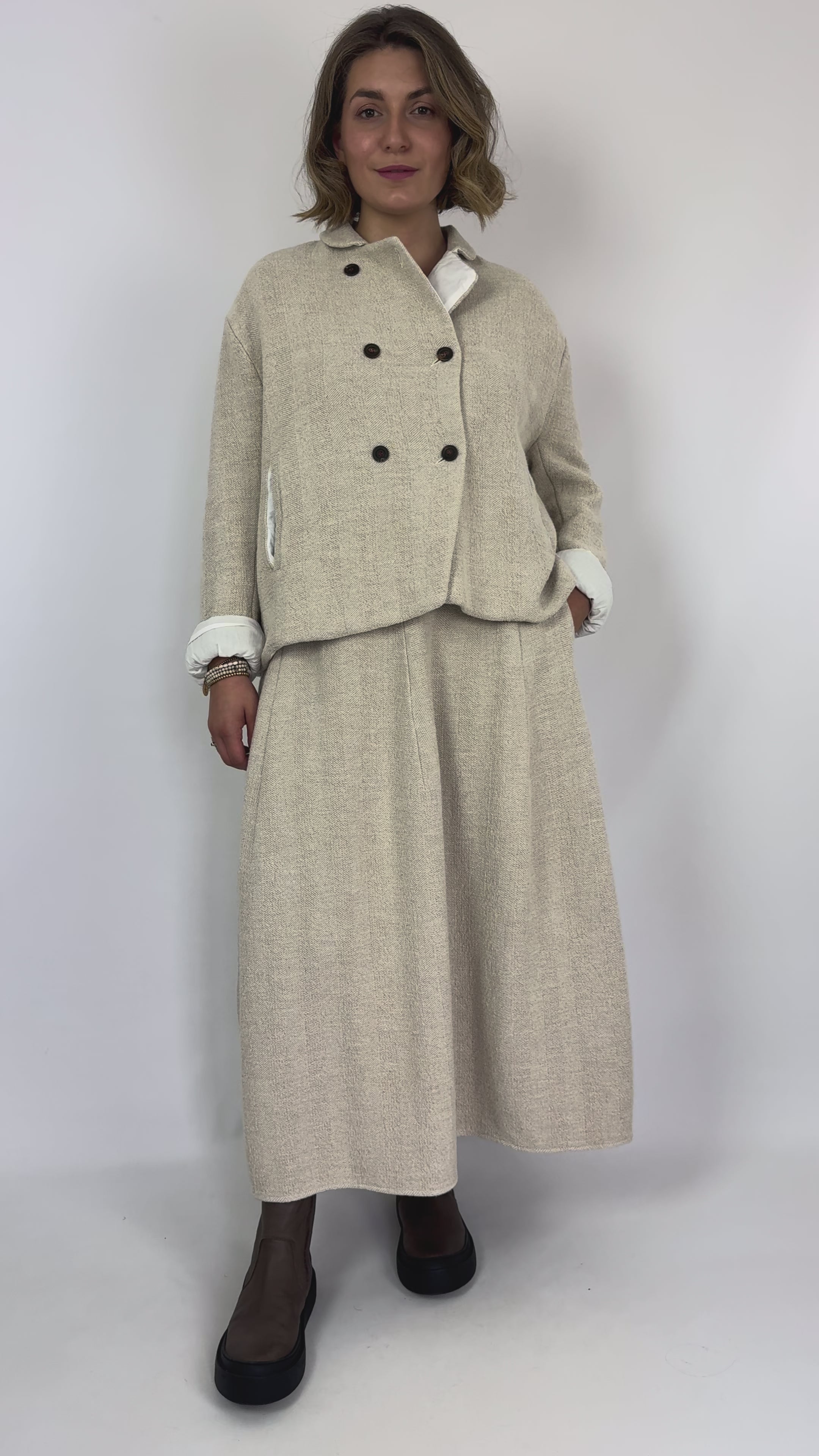 Hannoh Wessel Viveka Jacket Natural – Cordelia James