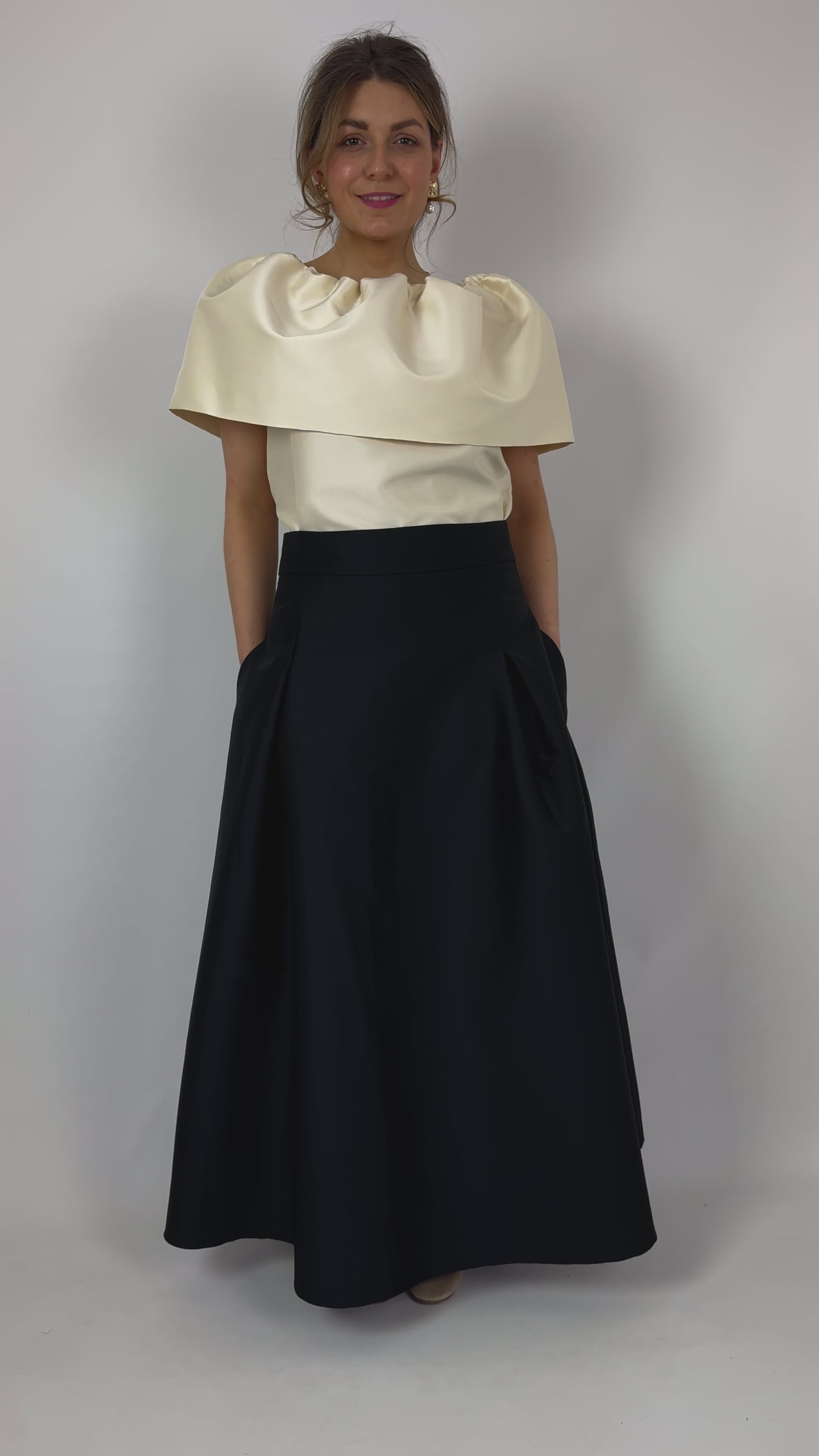 Roisin Linnane Halston Skirt Black – Cordelia James